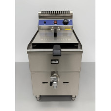 HCB deep fryer, 14 liters, Propane gas Stainless steel