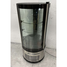HCB 100 liters round refrigerated display case for pastries 230V Stainless steel