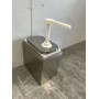 HCB sauce pump - dispenser 2 liters Stainless steel