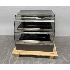 Infrared heating display cabinet, 80 cm, 230V Ubert Stainless steel