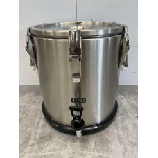 20 liter insulated portable container with drain valve HCB Stainless steel