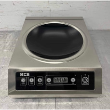 Induction wok burner plate 3.5 kW 230V HCB Stainless steel