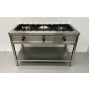 Pancake oven, 3 burners, 3 x 8 kW, 129 cm, Gas HCB stainless steel