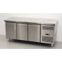 Freezer workbench, 3 doors, 1/1 gastronorm, 179.5 cm, HCB Stainless steel