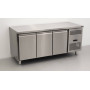Freezer workbench, 3 doors, 1/1 gastronorm, 179.5 cm, HCB Stainless steel
