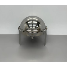 6 liter round heat-resistant container with rolling surface made of stainless steel HCB
