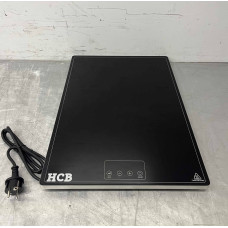 Induction hob 38 x 55 cm 230V HCB Stainless steel