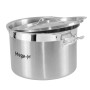 Pot with lid Mega-M PRO 17L 32×22 cm Stainless steel