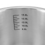 Pot with lid Mega-M PRO 17L 32×22 cm Stainless steel