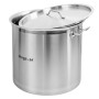 Pot with lid 36L Stainless steel Mega-M PRO
