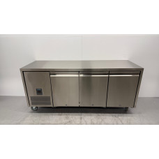 Freezer workbench, 3 doors Stainless steel Polar