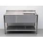 Sink, welded Premium-line 140 cm HCB stainless steel