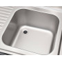Sink, welded Premium-line 140 cm HCB stainless steel