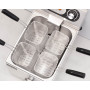 8 liter electric pasta cooker, 4 baskets, 230 V HCB Stainless steel