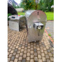 Charcoal grill with rotating spit