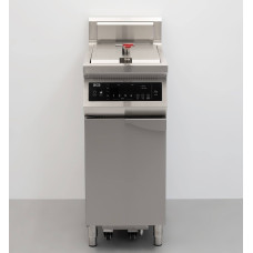 20 liters Induction fryer with grease filter system 400V HCB Stainless steel