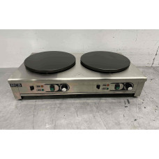 Double pancake pan 230V Stainless steel HCB