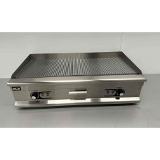 Grill plate, ribbed pan, 100 cm, 400 V Stainless steel HCB