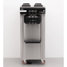 Mobile ice cream machine 2 flavors 230V HCB Stainless steel