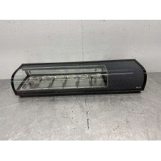 HCB sushi Tapas display refrigerated display case set 6 x 1/3 GN 152,5 cm