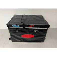 Food delivery box with cooling and heating compartment 230V HCB