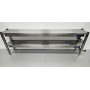 200 cm double heated shelf Premium-line Stainless steel HCB