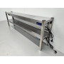 200 cm double heated shelf Premium-line Stainless steel HCB