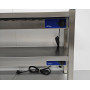 120 cm double heated shelf Premium-line Stainless steel HCB