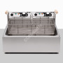 14 litres fish fryer, donut fryer, deep fryer, 230 V HCB stainless steel