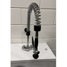 Monolith shower flush valve with faucet