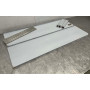Double-walled shelf 160 x 40 cm Stainless steel HCB
