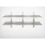 Double-walled shelf 160 x 30 cm HCB Stainless steel