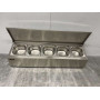 GN container holder with lid 5 x 1/6 88.5 cm Stainless steel HCB