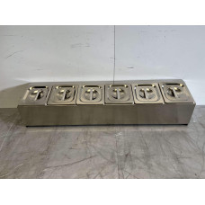 GN container holder 6 x 1/6 99.5 Stainless steel HCB