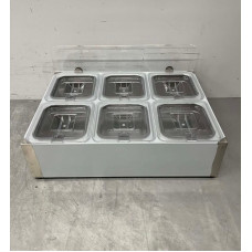 GN container holder 6 x 1/6 50.5 cm Stainless steel HCB