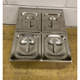 GN container holder 4 x 1/6 34 cm Stainless steel HCB