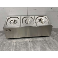 GN container holder 3 x 1/6 50 cm Stainless steel