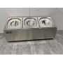 GN container holder 3 x 1/6 50 cm Stainless steel