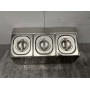 GN container holder 3 x 1/6 50 cm Stainless steel