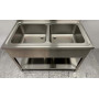 Sink with table 120 cm Stainless steel HCB