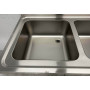 Sink with table 120 cm Stainless steel HCB