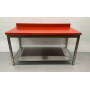 Workbench Premium-line 160 cm with polyethylene PE cutting surface Stainless steel HCB