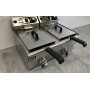 Stainless steel double fryer, 2 x 8.5 liters