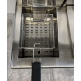 Stainless steel double fryer, 2 x 8.5 liters