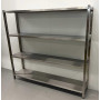 Storage shelf Premium-line 200 x 40 x 180 cm Stainless steel HCB
