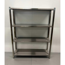 Storage shelf Premium-line 140 x 40 x 180 cm Stainless steel HCB