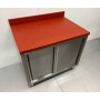 Work cabinet - table Premium-line 100 cm Stainless steel