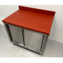 Work cabinet - table Premium-line 100 cm Stainless steel