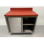 Work cabinet - table Premium-line 100 cm Stainless steel