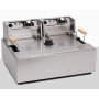 14 litres fish fryer, donut fryer, deep fryer, 230 V HCB stainless steel